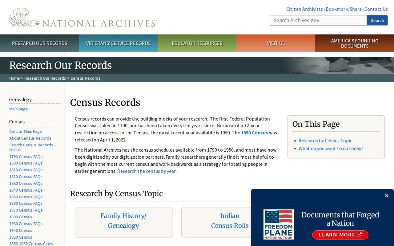 Agoura Hills city directory view of National Archives census research