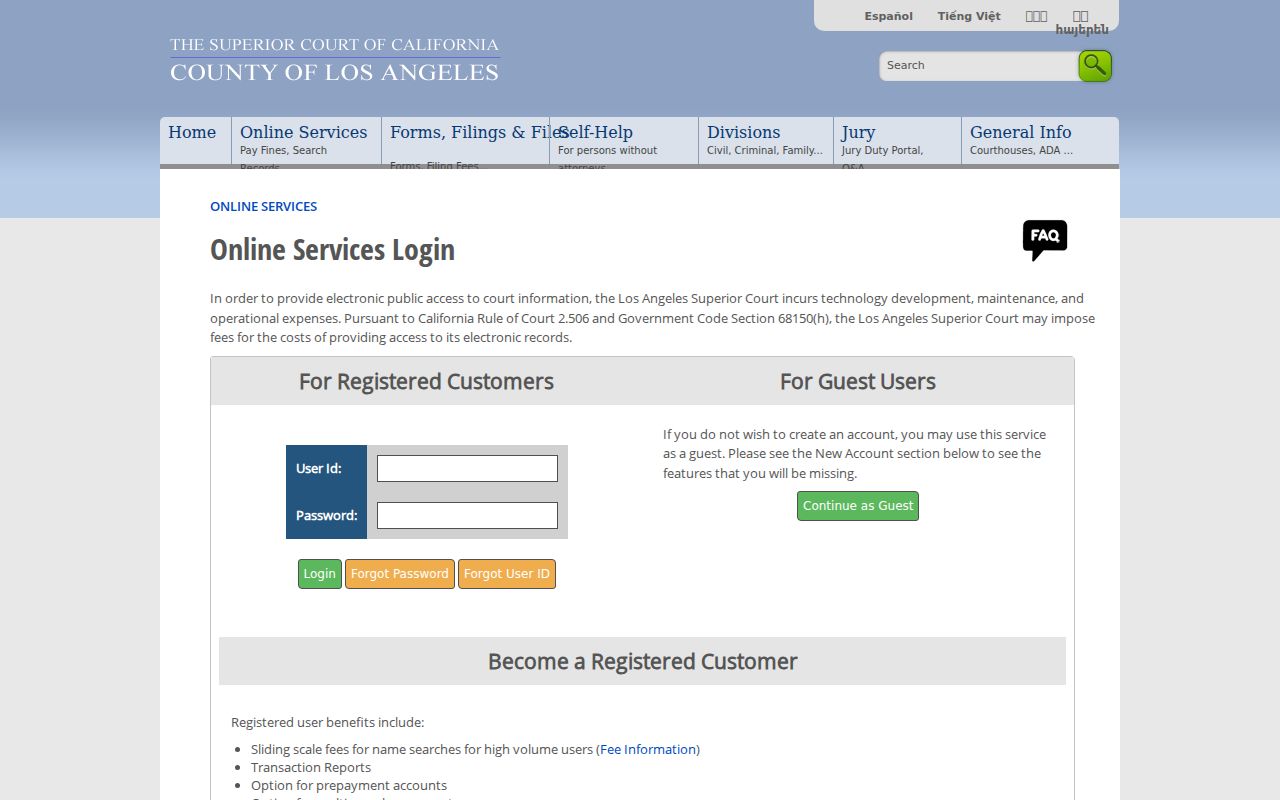 Agoura Hills resident lookup view of paid Los Angeles court party search access